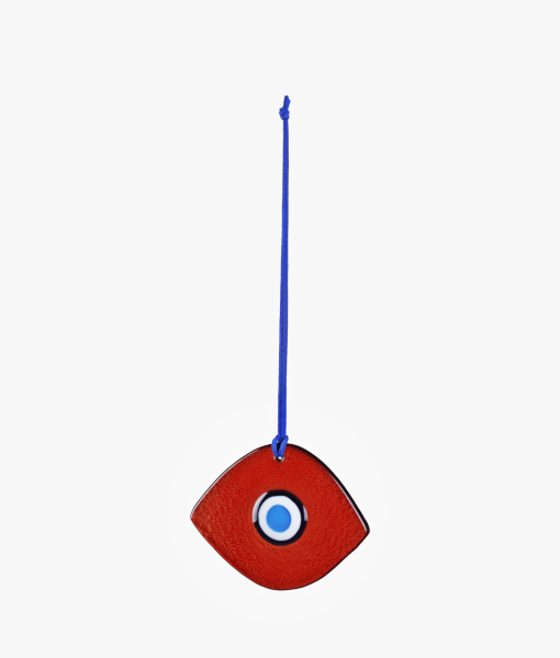 Cam Nazarlık [Kırmızı-12cmx9cm]