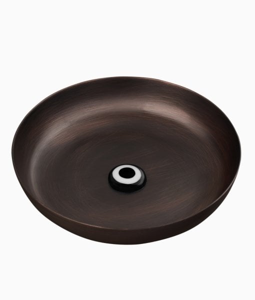 Bakır Hamam Tası [Siyah/Beyaz-17cm]