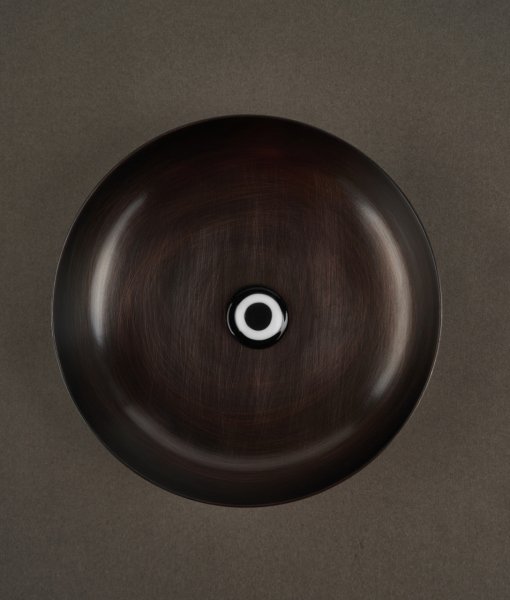 Bakır Hamam Tası [Siyah/Beyaz-17cm]