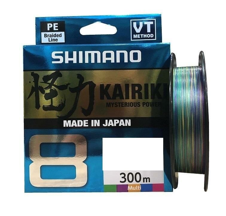 Yeni Shimano Kairiki 8 Kat Multi Color 300 mt İp Misina