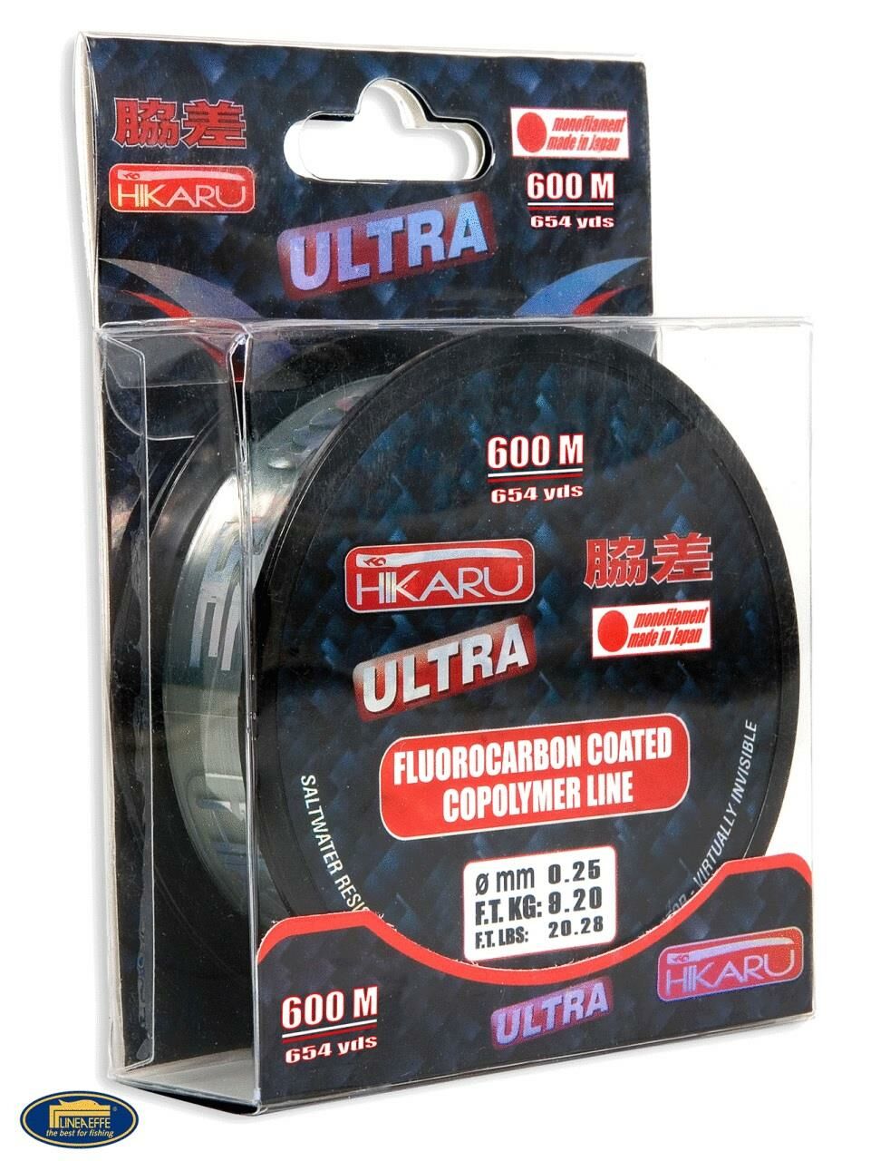 Lineaeffe Hikaru Fluorocarbon Kaplama 600 m Misina