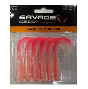 Savage Gear LB Sandeel Curtail 7 cm (6'lı) Pink Glow