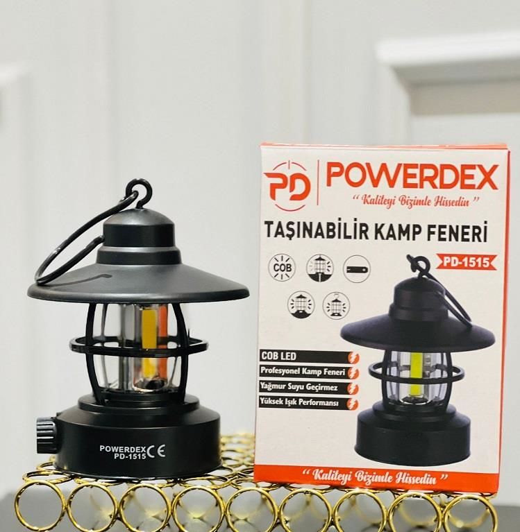 Powerdex PD-1515 Taşınabilir Şarjlı Kamp Lambası