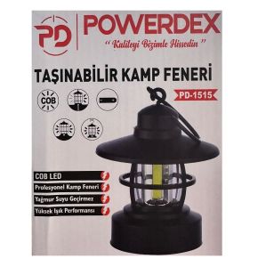 Powerdex PD-1515 Taşınabilir Şarjlı Kamp Lambası