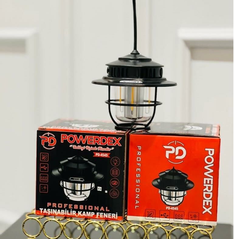 Powerdex PD-4545 Taşınabilir Şarjlı Kamp Lambası