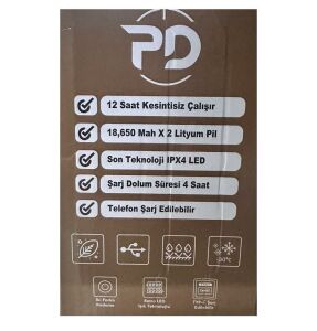 Powerdex PD-5555 Şarjlı Kamp Lambası