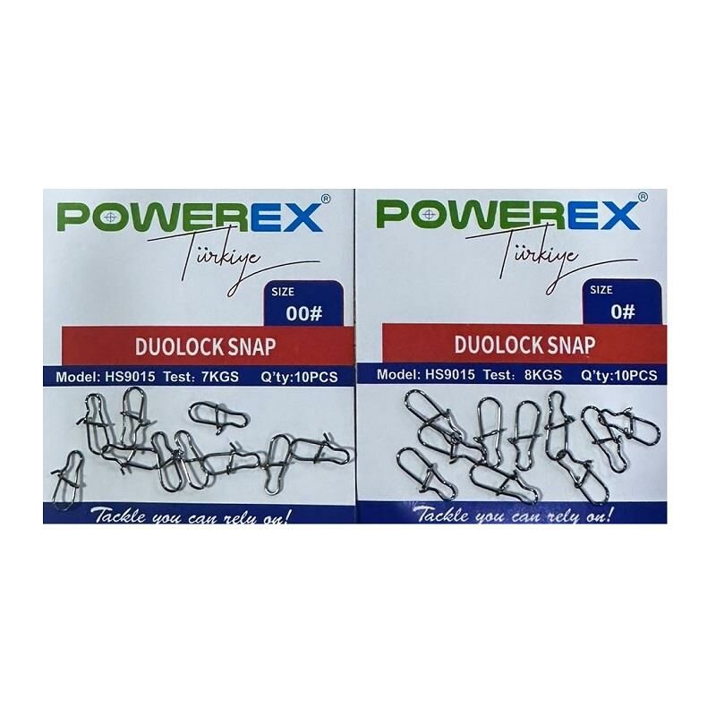 Powerex HS9015 Duolock Snap LRF Klipsi (10 adet)