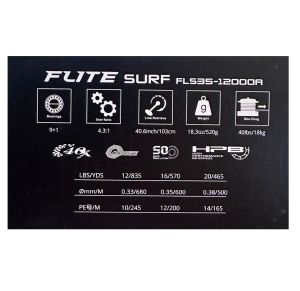 Okuma Flite Surf FLS35-12000A 9+1BB Surf Olta Makinesi