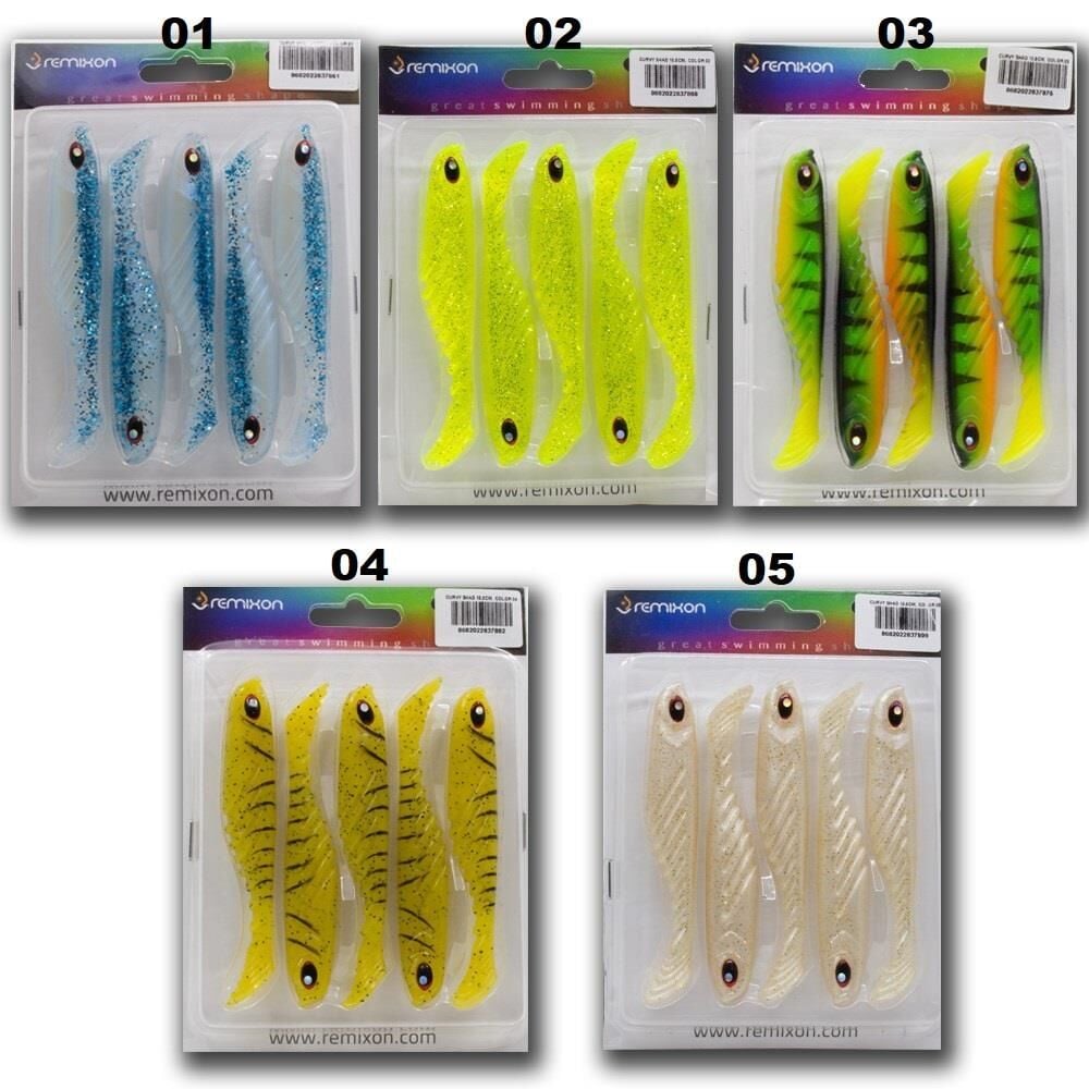 Remixon Curvy Shad 10.5 cm 9 gr Silikon Yem (5 adet)