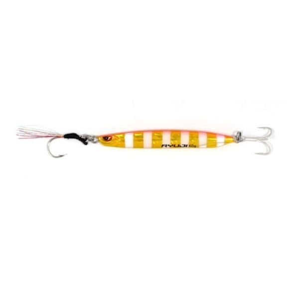 Ryuji Silent Jig 8cm 30gr Jig Yem Gold Zebra Glow