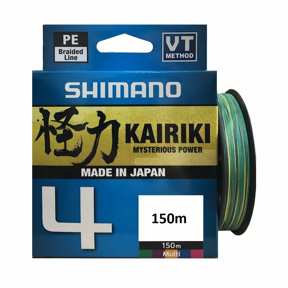 Shimano Kairiki 4 Kat Multi Color 150 mt İp Misina