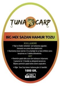 Tuna Carp Big Mix Sazan Hamur Tozu 1000 gr