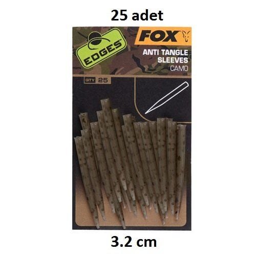 Fox Edges Anti Tangle Sleeves Camo 25pcs