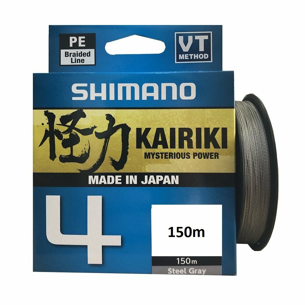 Shimano Kairiki 4 Kat Steel Gray 150 mt İp Misina