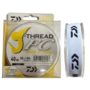 Daiwa J-Thread FC Leader 0.505mm 40lb 50m %100 Fluorocarbon Misina