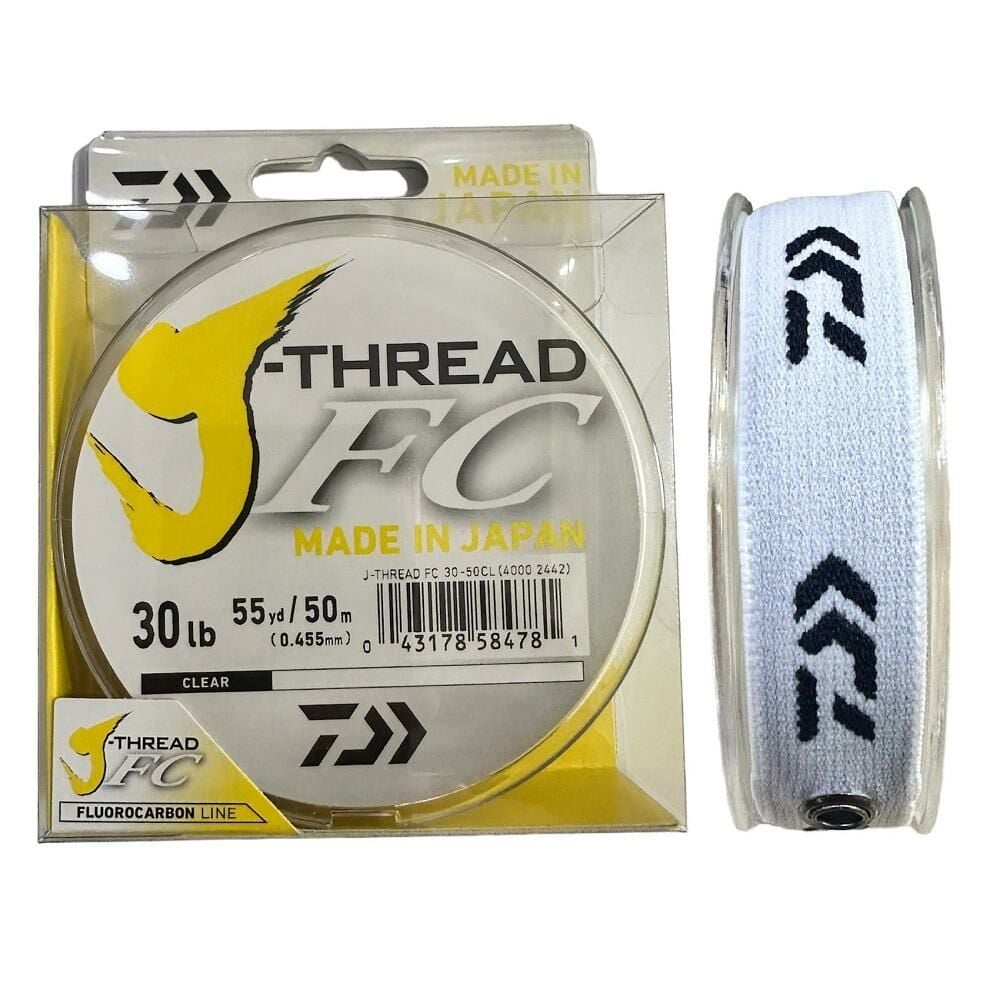 Daiwa J-Thread FC Leader 0.455mm 30lb 50m %100 Fluorocarbon Misina