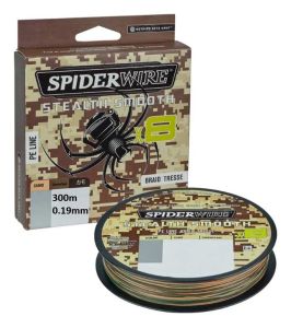 SpiderWire 8X 0.19mm 300m Stealth Smooth İp Misina Camo