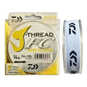 Daiwa J-Thread FC Leader 0.326mm 14lb 100m %100 Fluorocarbon Misina