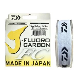 Daiwa J-Fluorocarbon FC 0.393mm 20lb 100m %100 Fluorocarbon Misina