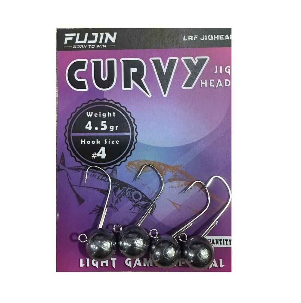 Fujin Curvy Jig Head Zoka 4 No 4.5gr (4 adet)