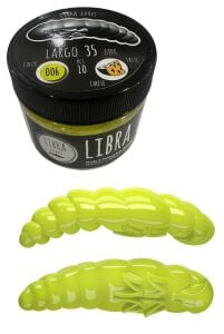 Libra Lures Largo 35mm Cheese Silikon Yem 10 Adet 006 Hot Yellow