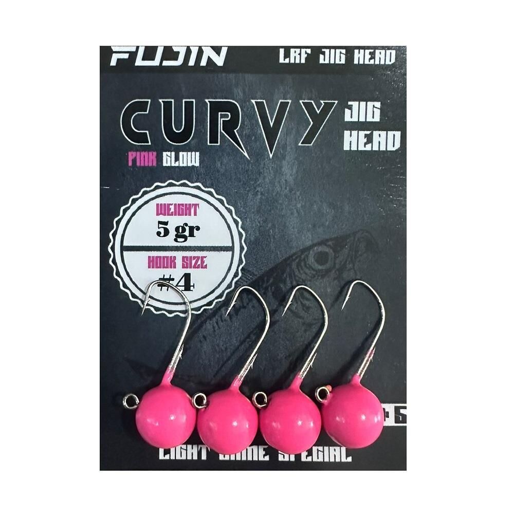 Fujin Curvy Jig Head Zoka 4 No 5gr (4 adet) Pink Glow