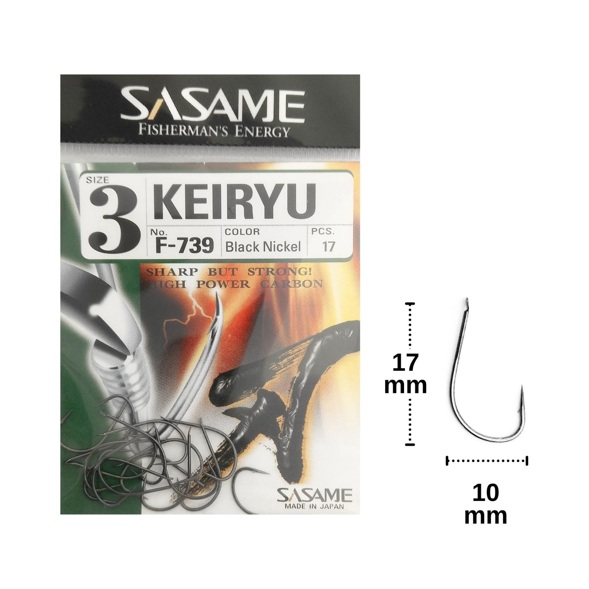 Sasame F-739 No:3 Keiryu Olta İğnesi 17 Adet