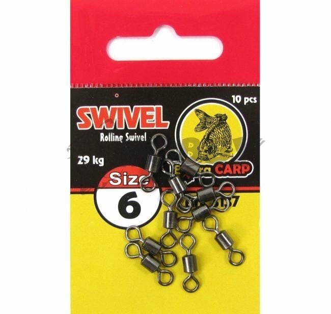 Extra Carp Rolling Swivel No:6