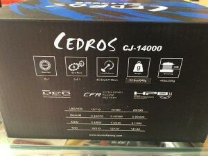 Okuma Cedros CJ-14000 6+1 BB Jig Olta Makinesi