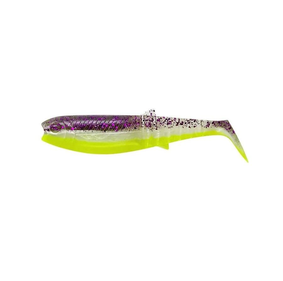 Savage Gear Cannibal Shad 8cm 5gr Purple Glitter Bomb