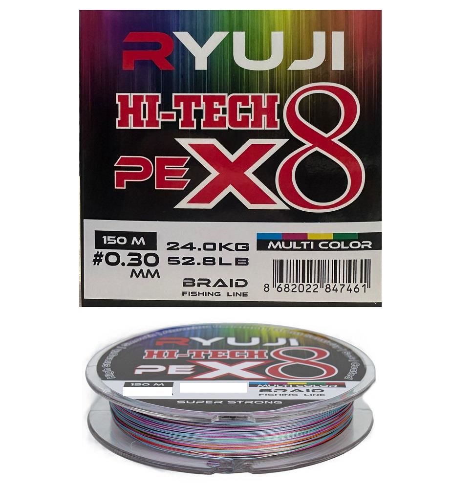 Ryuji X8 150m 0.30mm Multi Color İp Misina