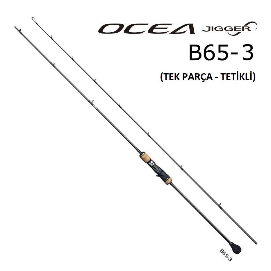 Shimano Ocea Jigger Infinity B653 196cm Max 120-280gr Tek Parça Tetikli Olta Kamışı