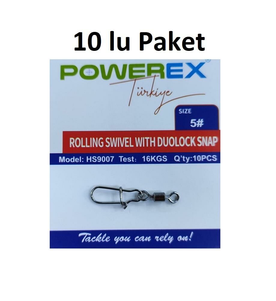 Powerex HS9007 No:5 Klipsli Fırdöndü (10 adet)