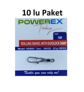 Powerex HS9007 No:5 Klipsli Fırdöndü (10 adet)