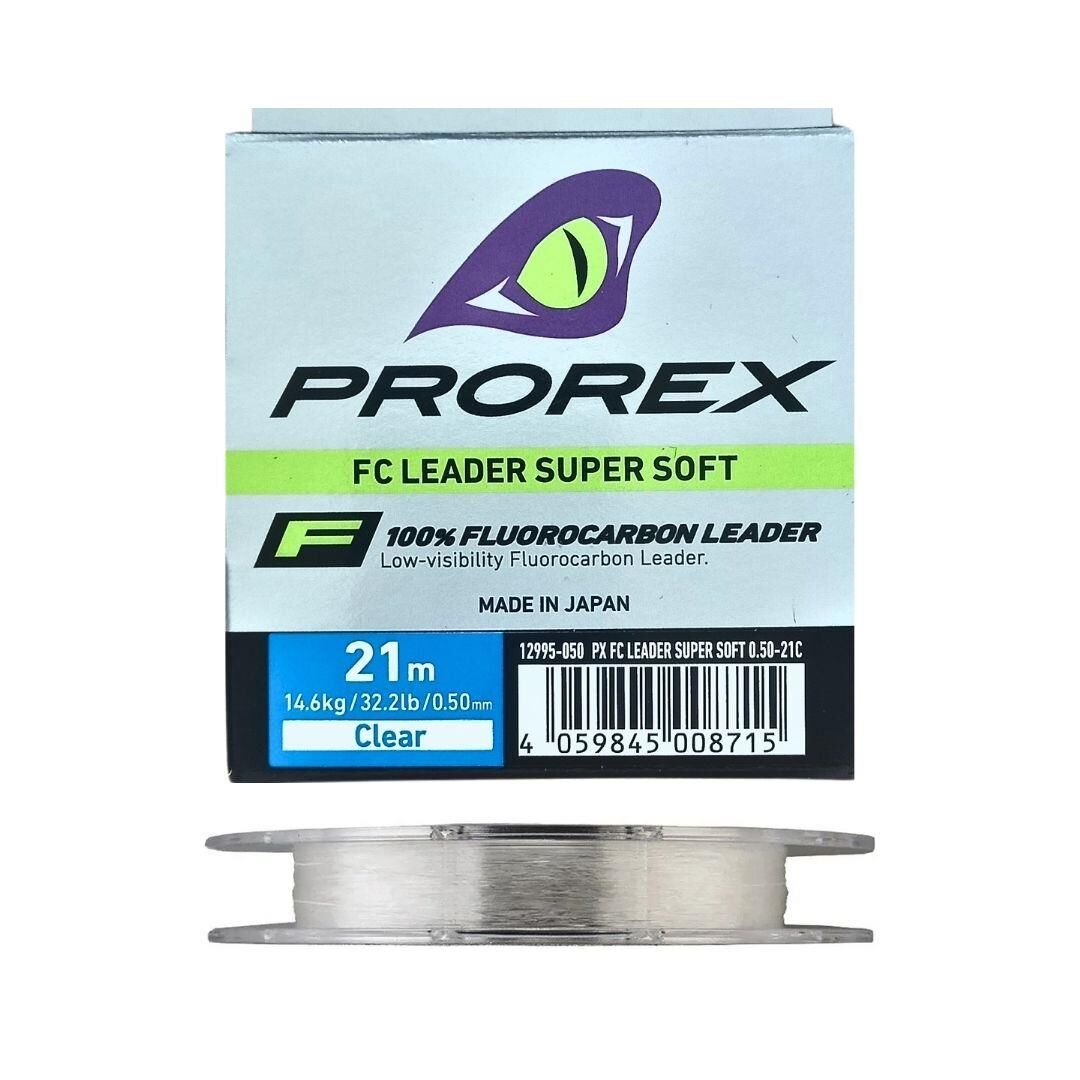 Daiwa Prorex 0.50mm 21m FC Leader Super Soft %100 Fluorocarbon Misina