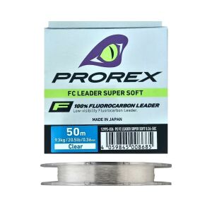 Daiwa Prorex 0.36mm 50m FC Leader Super Soft %100 Fluorocarbon Misina