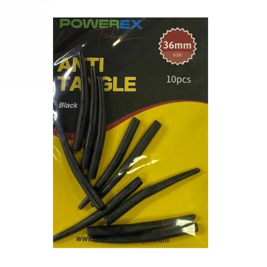 Powerex 36mm Dolaşma Önleyici (Anti Tangle) Siyah (10 Adet)