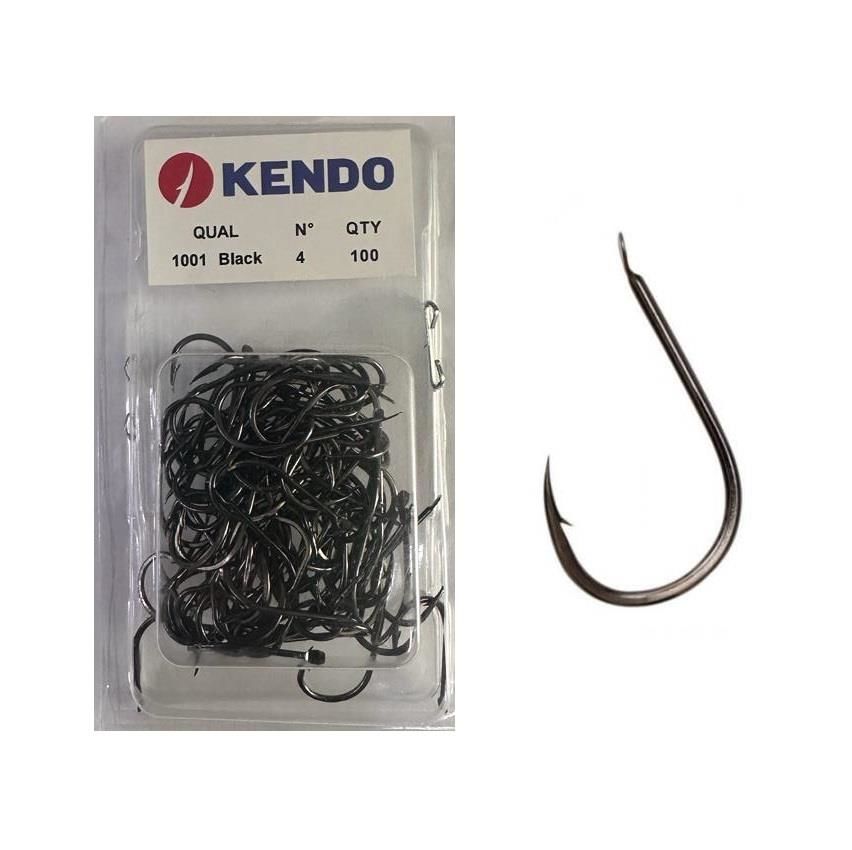 Kendo 1001 Black Nikel İğne No:4 (100 Adet)