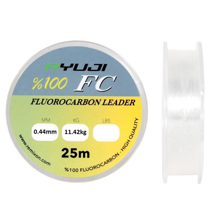 Ryuji FC 0.44mm 25m %100 Fluorocarbon Misina