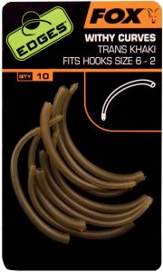 Fox Edges Withy Curve Adaptor Hook Size 6-2 (10'lu paket)