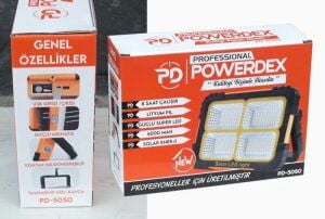 Powerdex PD-5050 Profesyonel Kamp Lambası Projektör