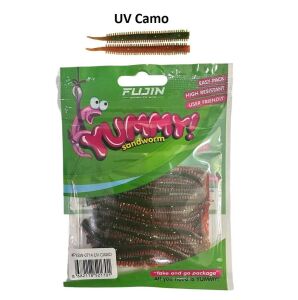Fujin Yummy Sandworm 7cm LRF Silikonu (20'li) UV Camo