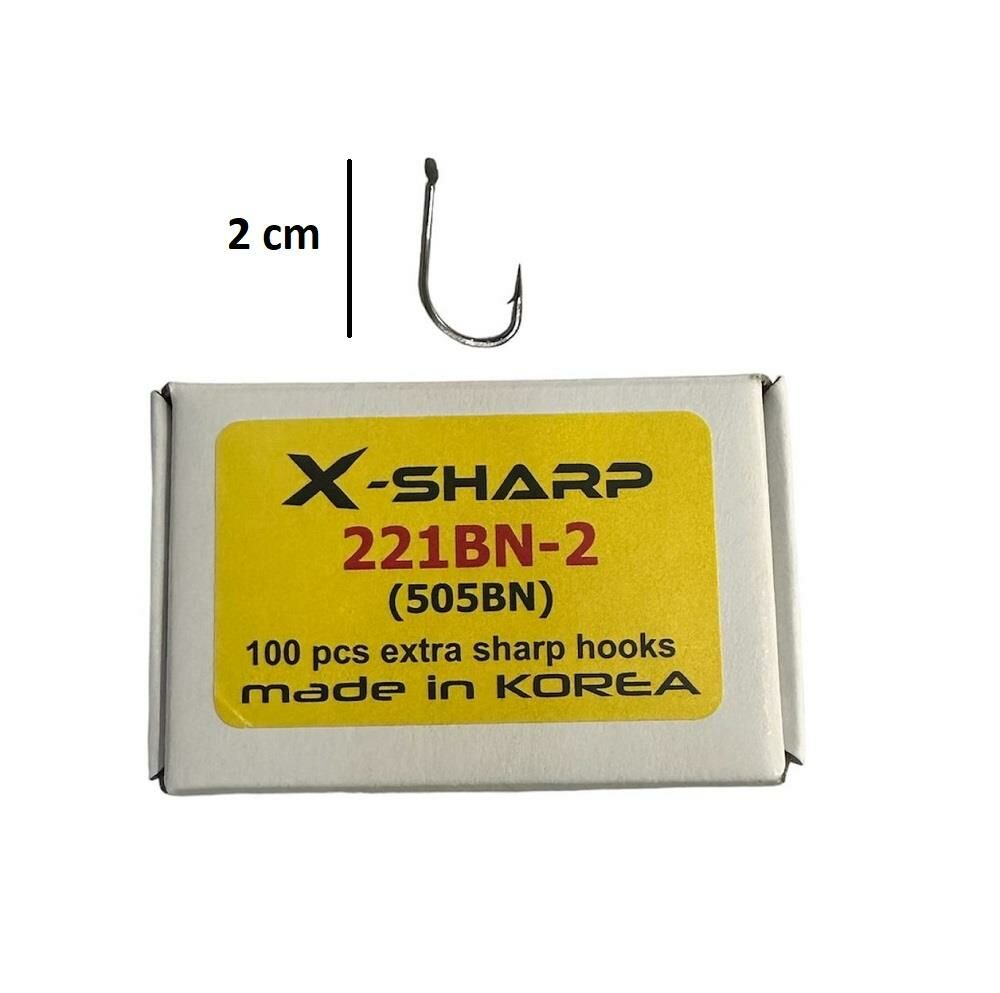 River X-Sharp 505BN Black Nikel İğne No:2 (100 adet)