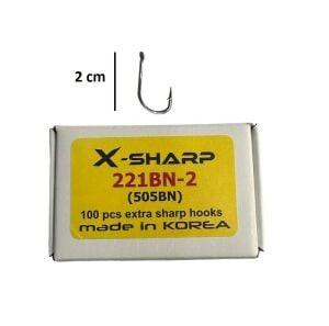 River X-Sharp 505BN Black Nikel İğne No:2 (100 adet)
