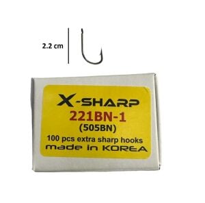 River X-Sharp 505BN Black Nikel İğne No:1 (100 adet)