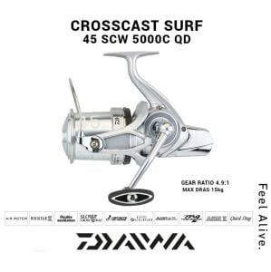 Daiwa Crosscast S20 45 SCW 5000 C QD Surf Olta Makinesi