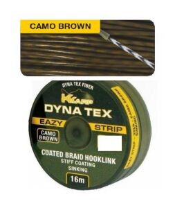 K-Karp Dyna Tex Camo Brown 16m-25lb Kaplamalı Köstek İpi