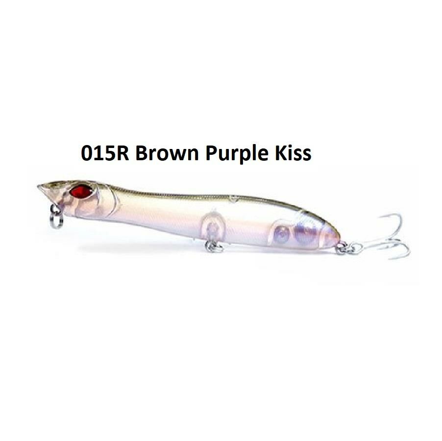 Fujin Zigzags 10.5cm 10gr Su Üstü Maket Balık 015R Brown Purple Kiss