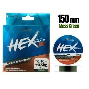 Fujin Yeni Hex 8x 0.10mm 150mt Moss Green İp Misina