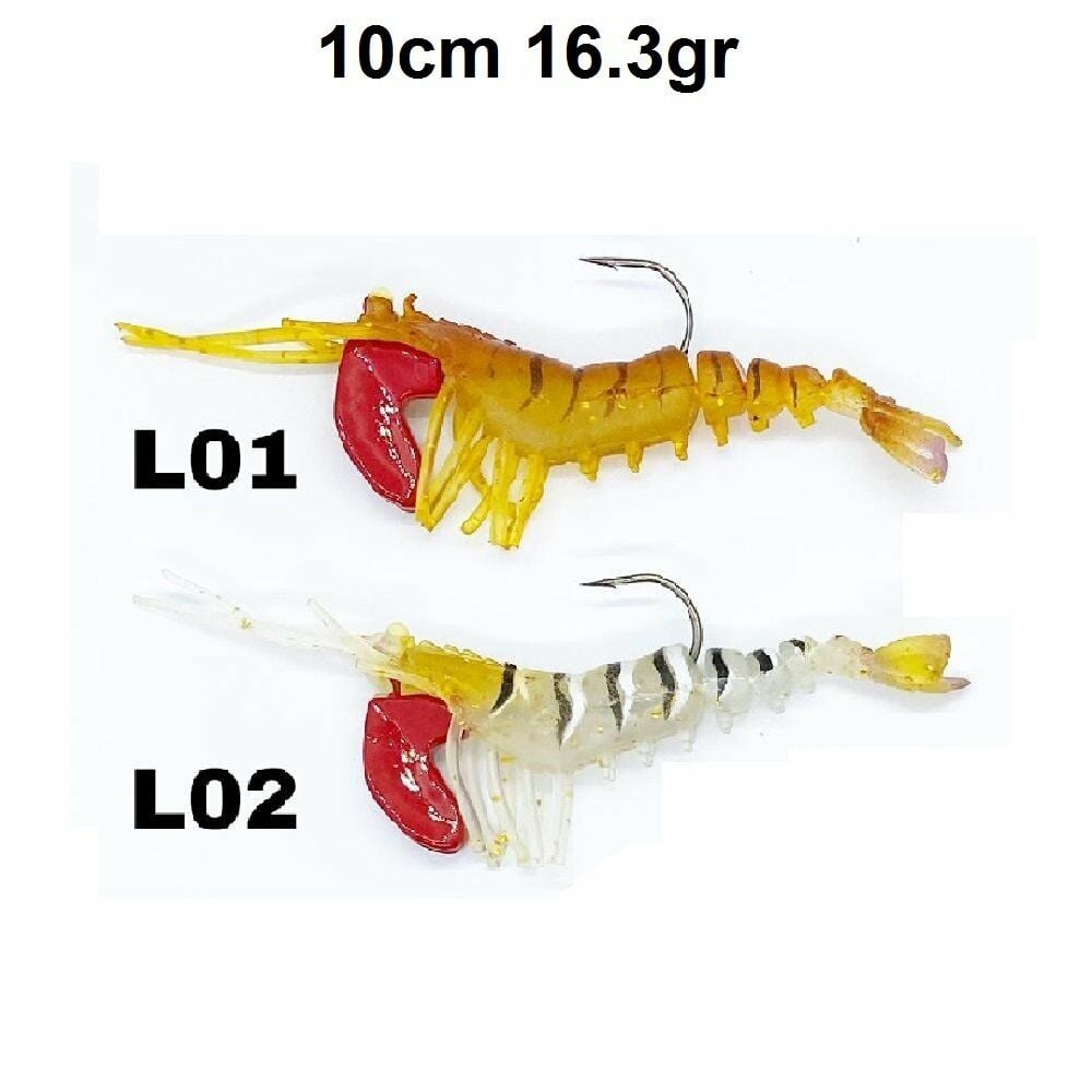 Sea Horse Manic 3D Shrimp Karides 10cm 16.3gr